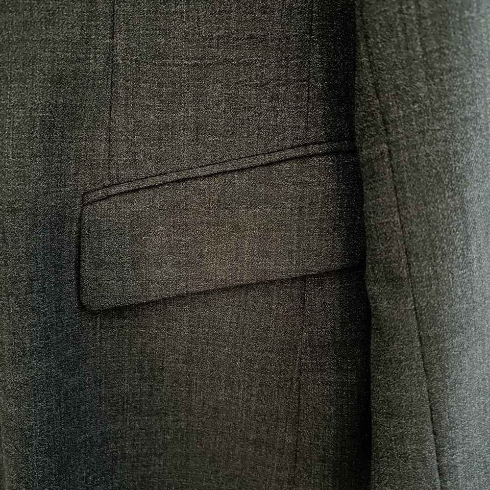 PLUS SIZE Brooks Brothers  gray two pocket three button executive style blazer.